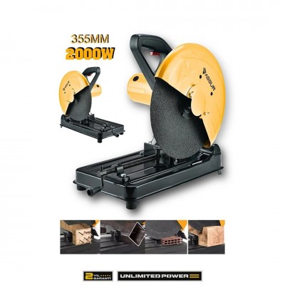 Assur ADN0500 2000W 355 mm Bakır Sargılı Profil ve Metal Kesme Makinesi