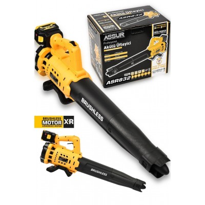 ASSUR ADN0566 21V Kömürsüz Motorlu Şarjlı Hava Üfleme Makinesi 28000RPM 85ms  2 Akülü