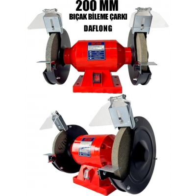 DAFLONG ADN0353 300W 200mm Masaüstü Taşlama Makinesi 2950RPM