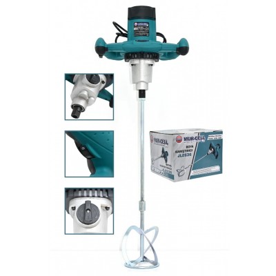 Mur-Cell ADN0654 1800W Elektrikli Harç ve Boya Karıştırıcı Mikser 6 Kademe Devir Ayarlı 120 mm 
